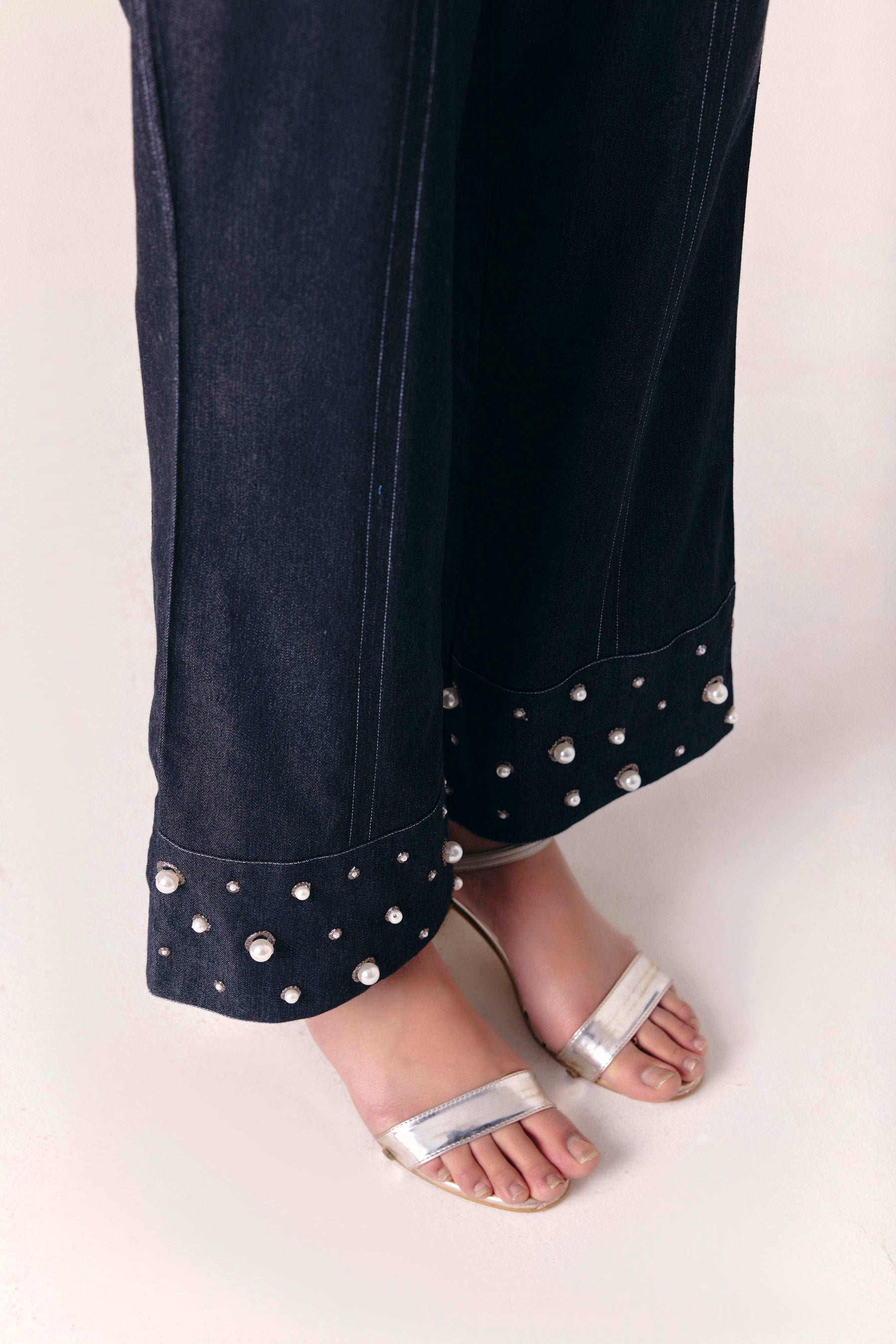 Etoile Corset Jacket With Noir Flare Pants