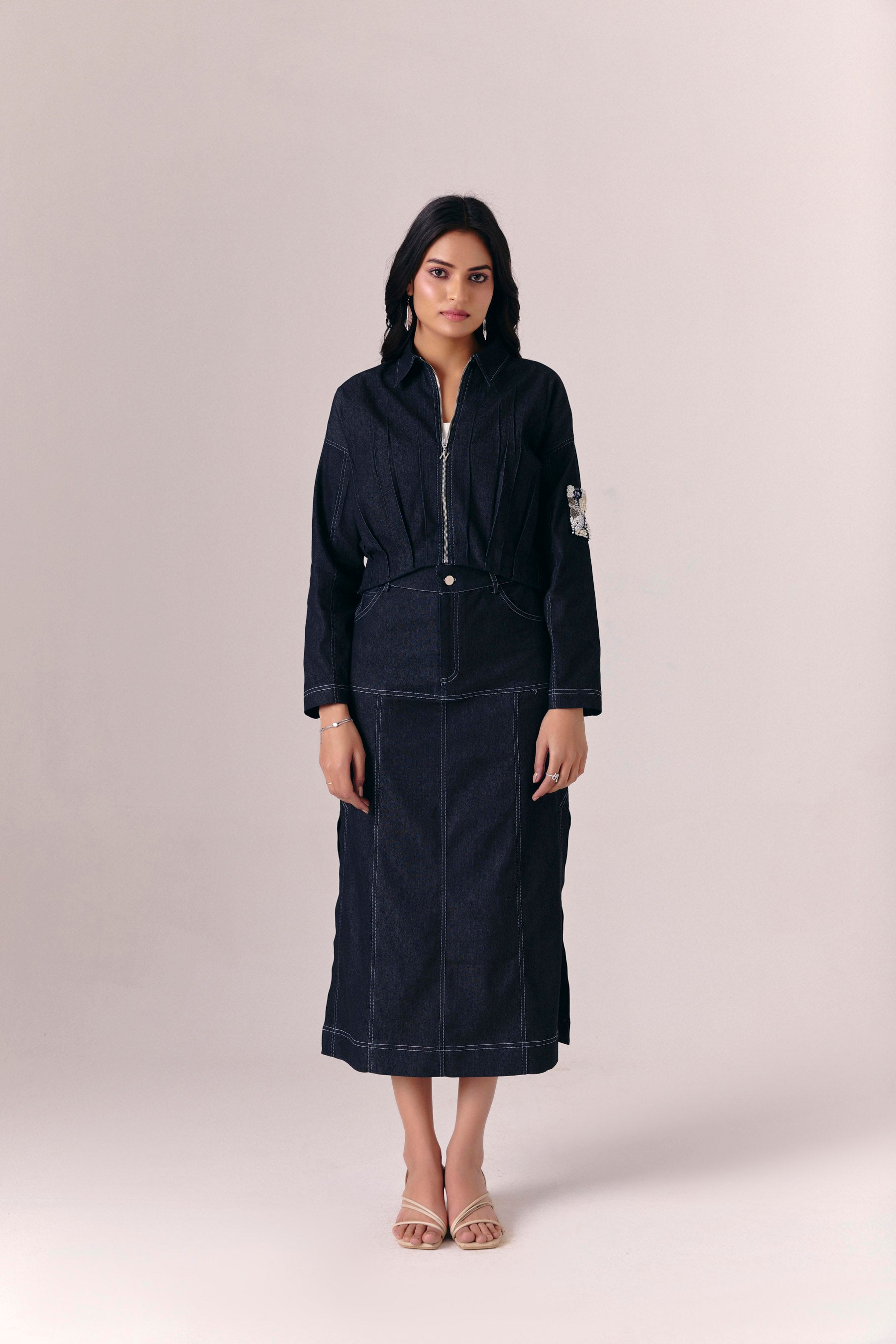 Midnight Tide Jacket Set
